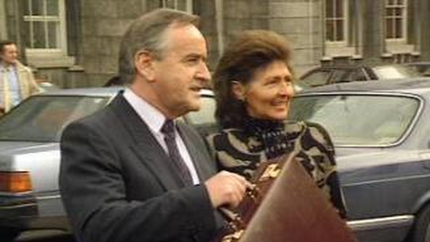 RTÉ Archives | Collections | Reynolds And Wife Arrive For Budget