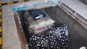 London's Metropolitan police said in a statement that the 'irreplaceable' works had been 'buried underground' (Pic: Met Police)