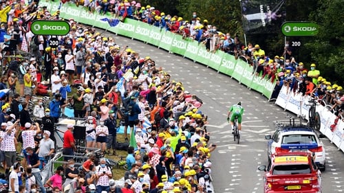 Sam Bennett will head for the final day of the Tour de France in green.