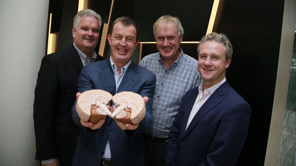 Dr Manus Rogan, Chairman & co-founding investor of Inflazome, Dr Matt Cooper, co-founder & CEO, Professor Luke O'Neill, co-founder & Chief Scientific Officer and Dr Jeremy Skillington, Vice President, Business Development