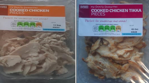 Consumers are advised not to eat the affected products