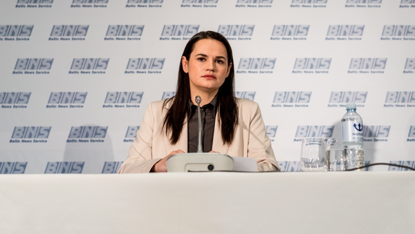 Svetlana Tikhanovskaya has urged the EU to step up its support for her movement