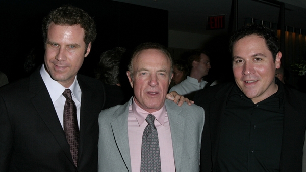 Will Ferrell, James Caan and Jon Favreau during New York Premiere of Elf