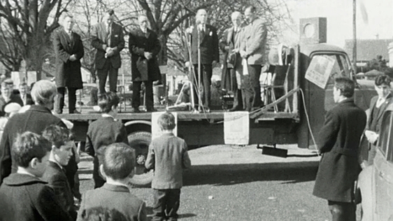 Labour TD Jim Tully Canvassing (1965)