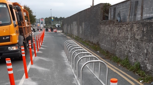 The works on Dyke Road were carried out last weekend (Pic: Galway City Council)
