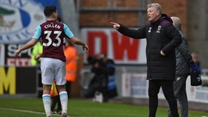 Josh Cullen and West Ham manager David Moyes