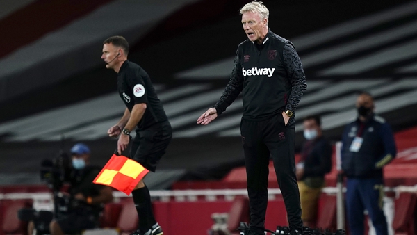 David Moyes initially attributed a sore throat to shouting, according to West Ham co-owner David Sullivan