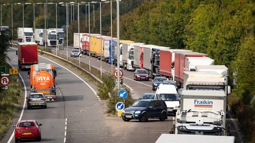 Lorries transiting between EU and the UK may still not be ready for the new border controls come 1 January