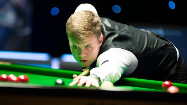 Hill was the the first Irish player in action this week in York