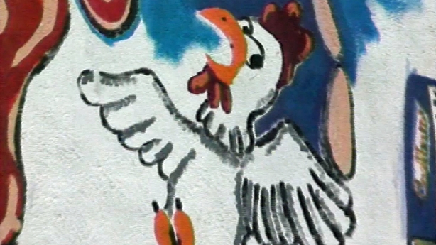 Mural painted as part of the Sligo Arts Festival (1985)
