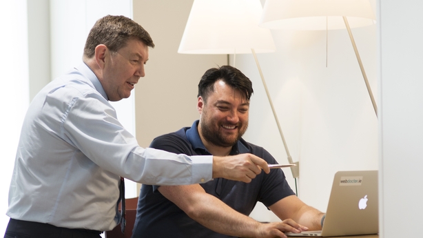 Dr Sylvester Mooney and Oisin Kim