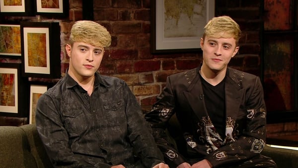 Jedward on Friday's Late Late Show