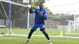 Edouard Mendy training with Chelsea