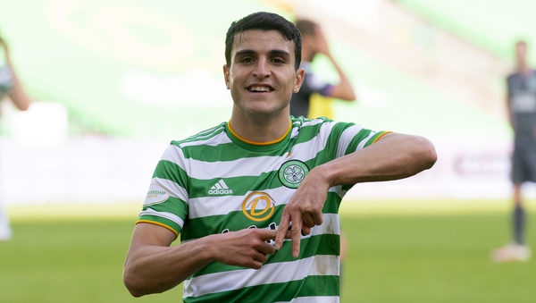 Mohamed Elyounoussi celebrates his goal
