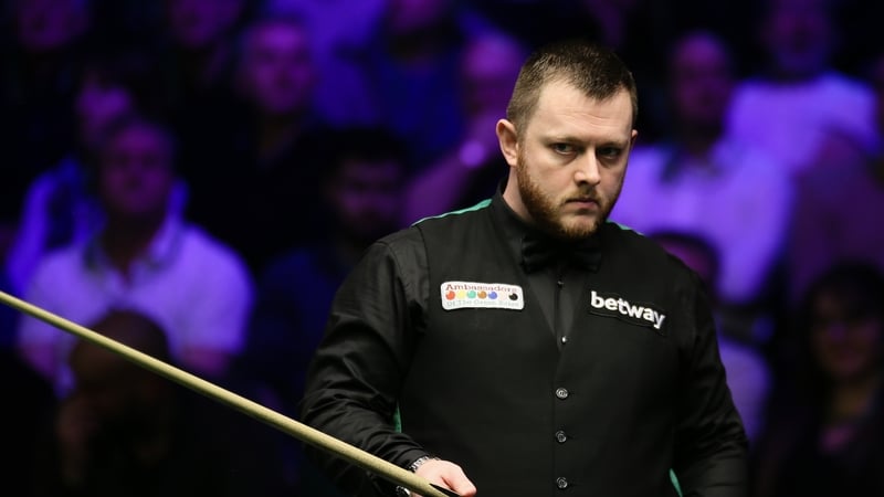 Mark Allen exits at the hands of Luo Honghao