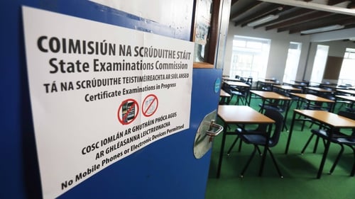 Exams are scheduled to begin on 9 June subject to public health advice (pic: RollingNews.ie)