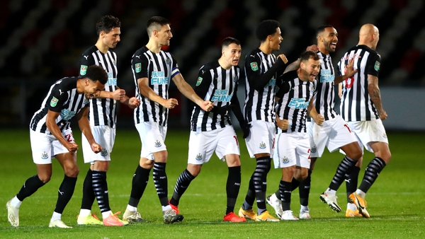 Newcastle are in to the quarter-finals