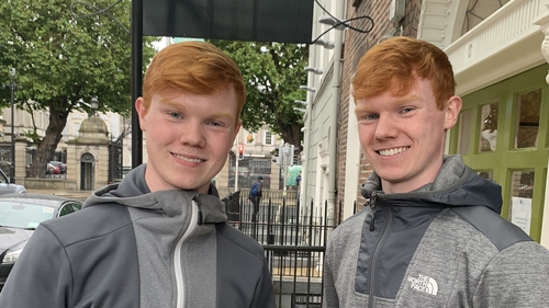 Aaron and Conor Daly were awarded identical calculated grades