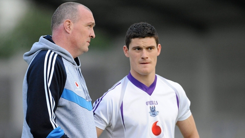 Pat Gilroy and Diarmuid Connolly before the 2011 All-Ireland football final