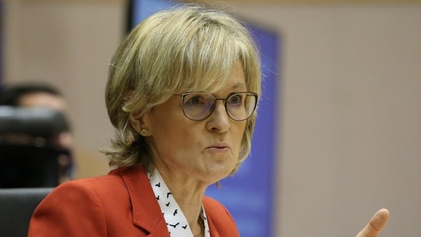EU financial services commissioner Mairead McGuinness