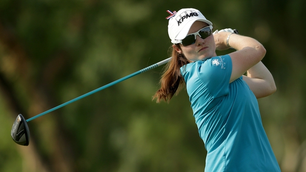 Leona Maguire is two-under-par