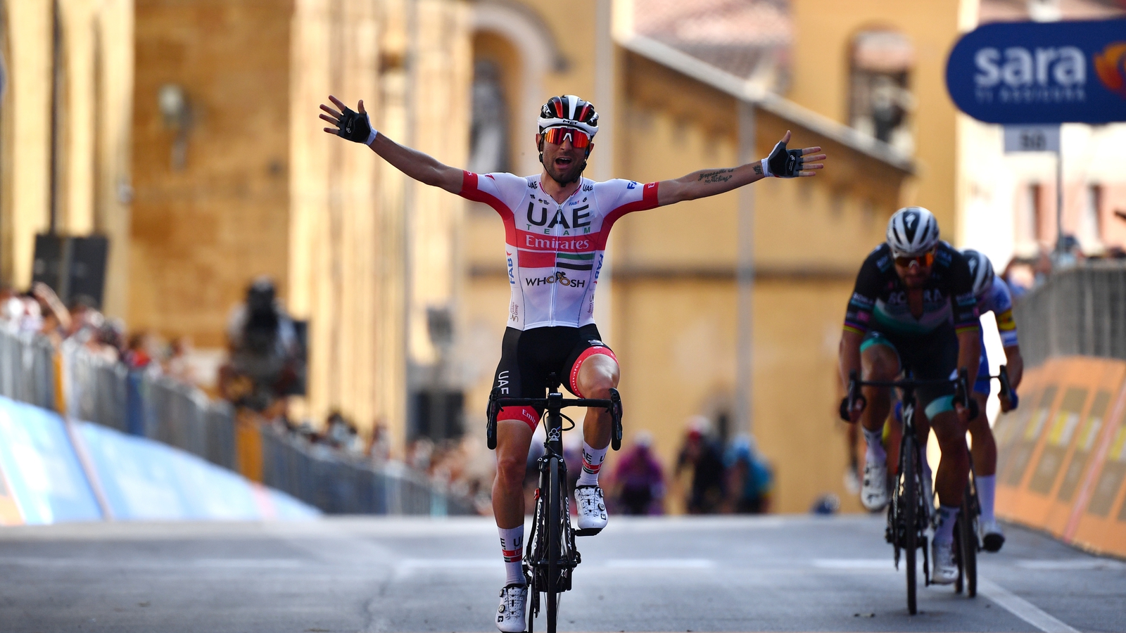 Ulissi beats Sagan to Sicilian stage win at Giro