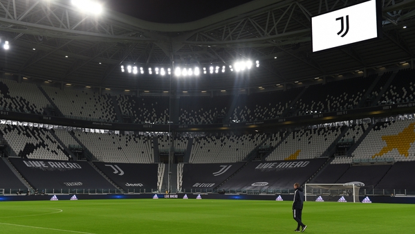 The Allianz Stadium was due to host Juventus v Napoli