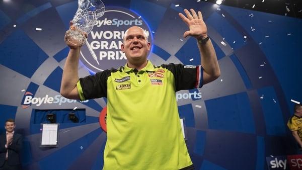 Michael van Gerwen is back in action at the World Championship
