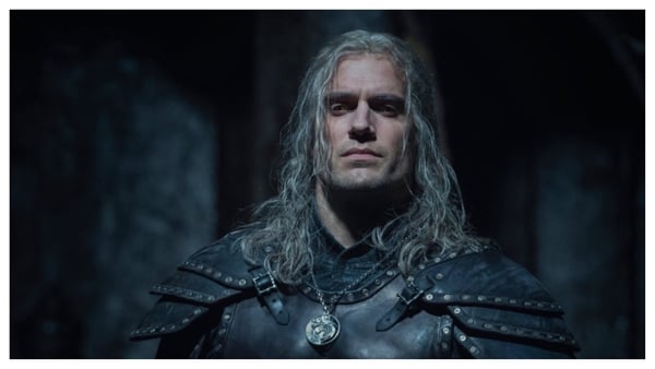 Henry Cavill sporting his new armour as Geralt of Rivia