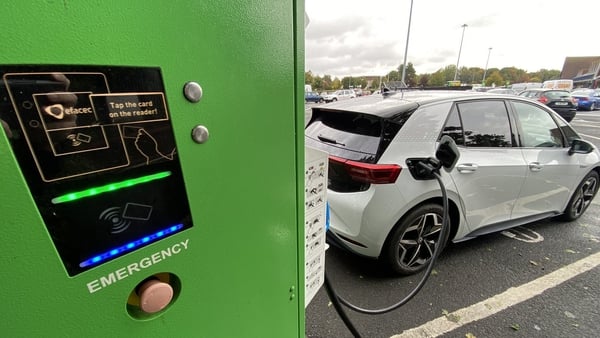 The Climate Action Plan envisages nearly a million electric vehicles on Irish roads by 2030 (File image)