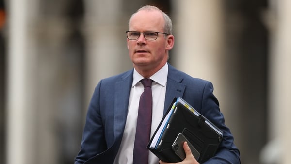 A spokesperson for Simon Coveney said the number of new Covid-19 cases in Northern Ireland is 'worrying'