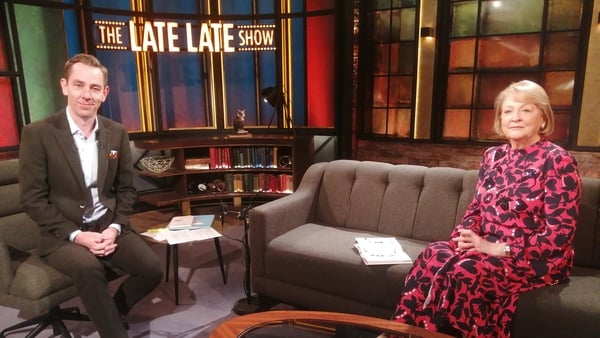 Ryan Tubridy and Kathleen Watkins on Friday's Late Late