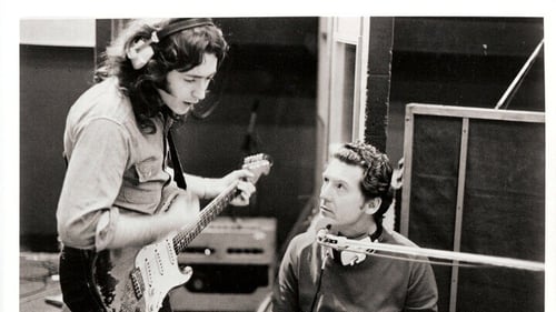 Rory in studio with Jerry Lee Lewis in London in 1973