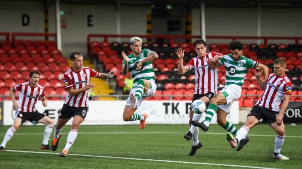 Shamrock Rovers notched a late win over Derry City earlier this year