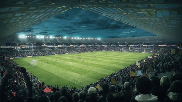 A view of what Casement Park will look like after its redvelopment