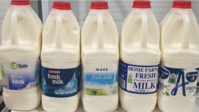The affected milk has a presence of harmful bacteria