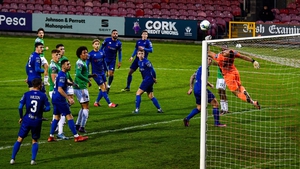 Brian Murphy of Waterford saves a shot on goal