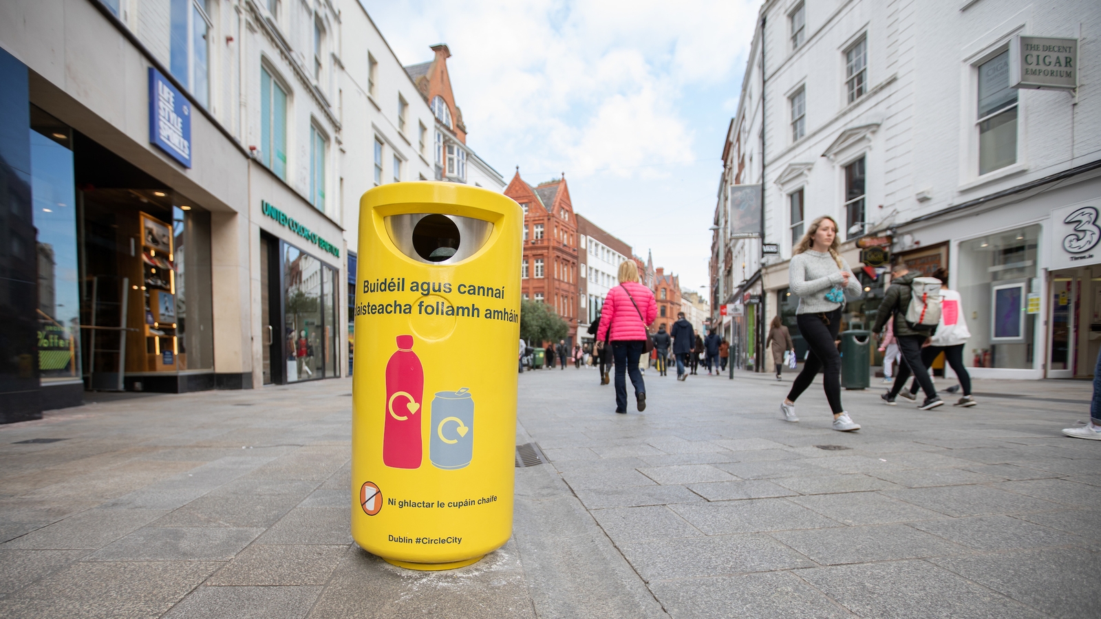 New bins to allow recycling 'on the go' in Dublin