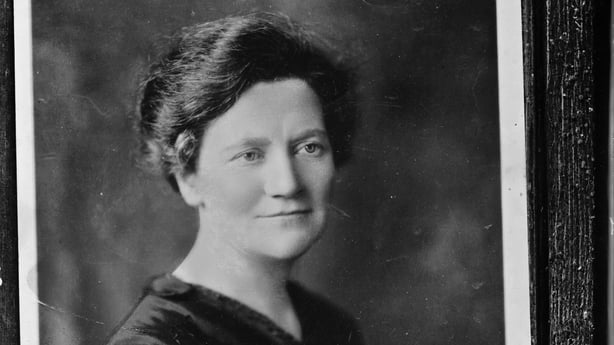 Black and white photo of Mary MacSwiney