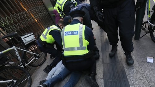 11 people arrested following protest in Dublin