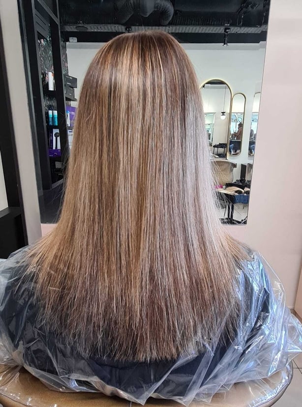 hair after first set was removed
