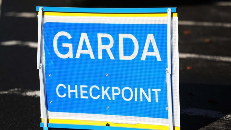 A garda
Covid-19 checkpoint was in place and the car drove the wrong
way around the roundabout before crashing a short time later