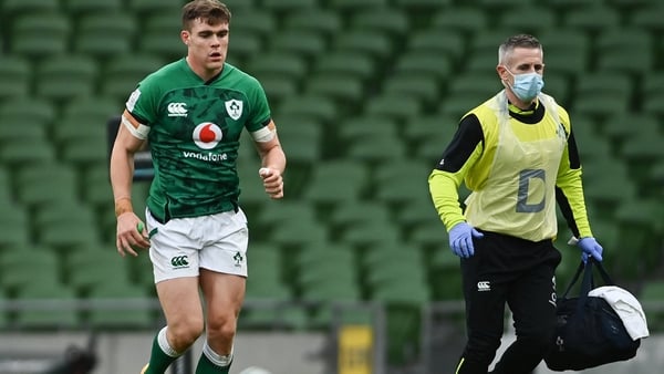 Garry Ringrose (L) is expected to be out for six weeks