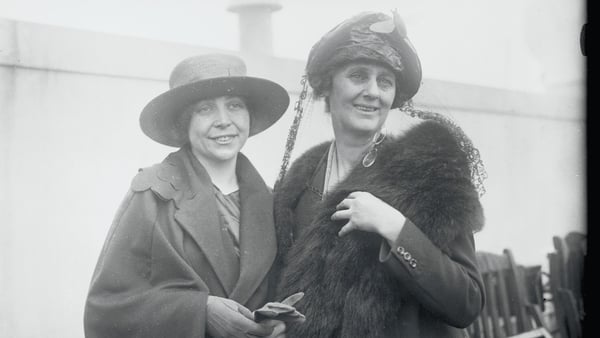 Katherine Barry (left) with Constance Markievicz