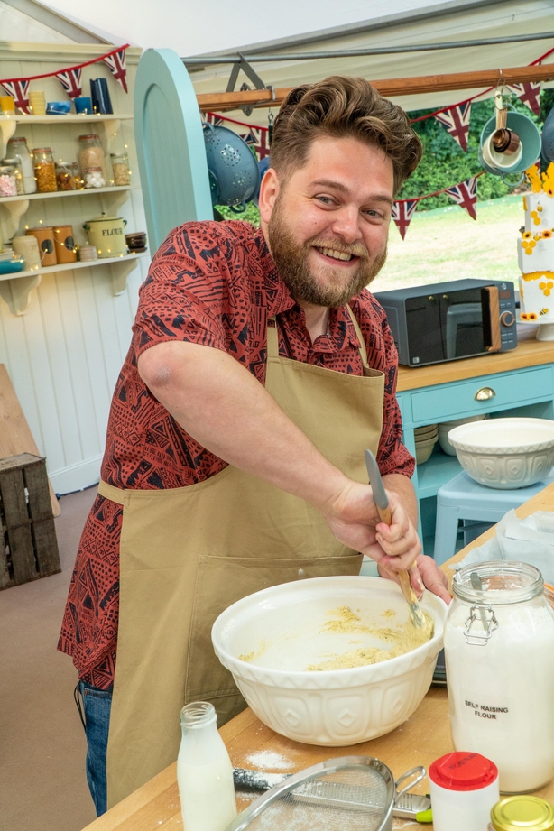Mark Lutton on the Great British Bake Off