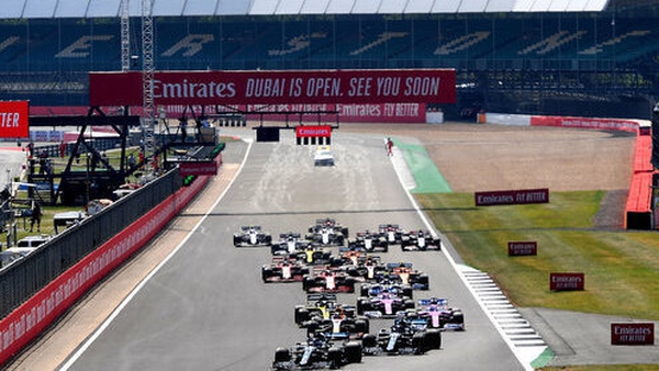 A view of the 70th Anniversary Grand Prix at Silverstone