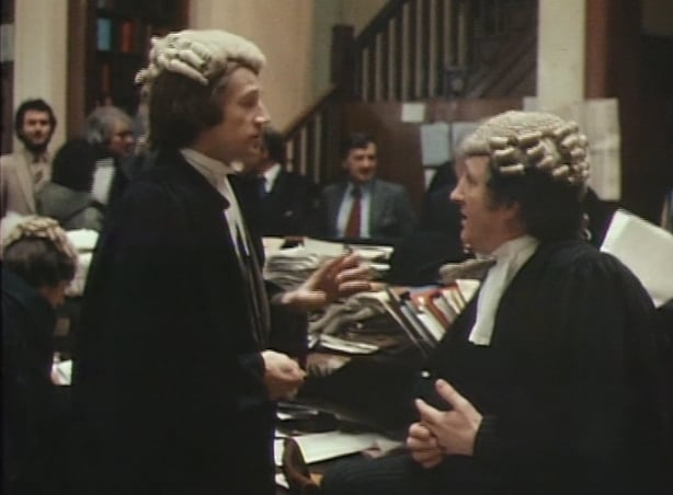 Barristers in the Law Library at the Four Courts (1980)