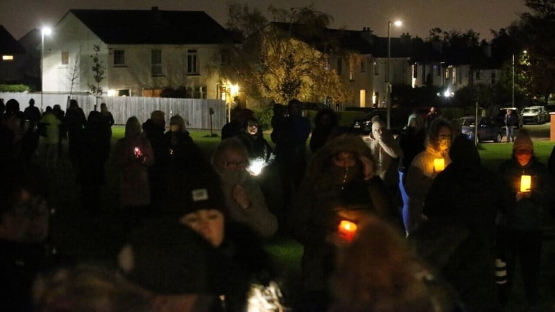 Residents of Llewellyn Court in Rathfarnham expressed
their grief and shock at the tragedy (Credit RollingNews.ie)