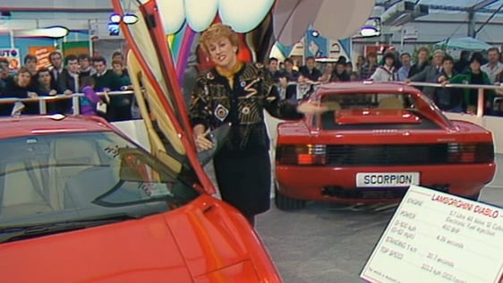 Bibi Baskin at the Motor Show (1990)