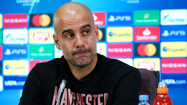 Pep Guardiola brushed off suggestions he could return to Barcelona